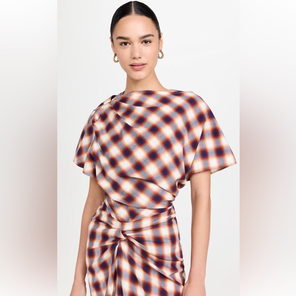 Isabel Marant Etoile plaid top